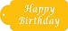 Designer Decorating Cake Stencil Happy Birthday, 3