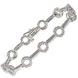 1ctw Round Diamond Circle Tennis Bracelet