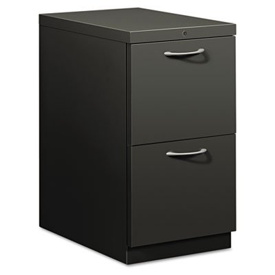Flagship Mobile File/File Pedestal, Arch Pull, 22-7/8d, Charcoal