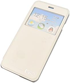 iPhone 6/6s Case,Ultra-thin Fashion Simple Luxury High Quality Smart Window View Premium Pu Leather Cover Case for iPhone 6/6s (4.7 Inch) (White)