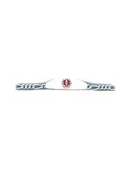 Sterling Silver Medical Alert ID Figaro Chain Bracelet - Length 8 Inch
