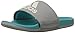 adidas Women's Adilette SC, Solid Grey/Chalk White/Shock Green, 11