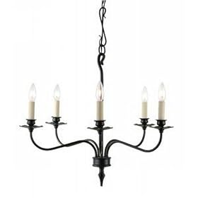Royce Lighting RC2161 5BK 1 Coventry Five-Light Chandelier Black by Royce Lighting
