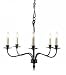 Royce Lighting RC2161/5BK/1 Coventry Five-Light Chandelier Black