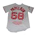 Autographed Boston Red Sox Jonathan Papelbon Grey Boston Red Sox Jersey with 2007 World Series Patch Embroidered with 2007 World Series Stats (MLB Authenticated)