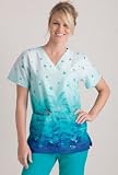 100% Cotton Scrub Tunic Top by Landau Scrubs