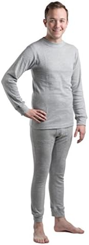 Frelik Mens Thermal Underwear Set L Heater Gray