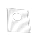 American Standard 7406.100.208 Silhouette Bottom Sink Rack for Right Hand Bowl, White Heat