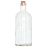 from W5P Small Clear Glass Message Bottle with Cork H14cm