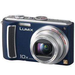 Bundle: Panasonic Lumix DMC-TZ5 Blue Digital Camera + Free 2GB SD