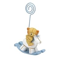 Blue Bear-Horse Place Card Holder