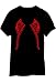 LED Sound Activated Red Tribal Tattoo Wings T-Shirt - Double Extra Large