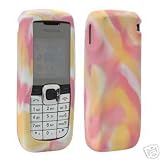 *NEW* OEM Nokia 2610 Yellow/Pink/White Tie-Dye Design Silicone Skin Cover/Case