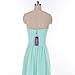 Melantha Short Strapless Chiffon Prom Dress Evening Dresses