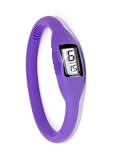 RADZ Kids 'drift' 16cm Silicone PURPLE Water Resistant Digital Sports Watch