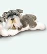 Schnauzer Dog Plush Yomiko Classic 11" Stuffed Animal Dog By Russ Berrie