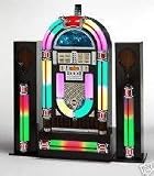 MP3 Rock One Jukebox/ iPod Dock/ Speakers/ Black Wood