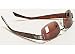 How To Measure Bra Sizes : Bay Studio Rimless Sunglasses with Rhinestones BROWN