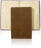Kitchen & Housewares : Alpha Leather Pocket Address Book Clementine