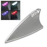 Decorative Shark Fin Antenna w/ LED Light for Car Auto