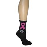 Pink Ribbon Breast Cancer Awareness Relay for Life Crew Socks Great for Fundraising Walk Survivor 31b AoP3EcL. SL160 Pink Ribbon Breast Cancer Awareness Relay for Life Crew Socks Great for Fundraising Walk Survivor