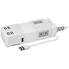 Macally Portable Power Strip with USB 2.0 Hub and Charger (Unistrip)
