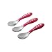 NUK Gerber BPA Free Graduates Kiddy Cutlery Spoons, 3 Pack, Pink