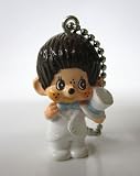 Monchhichi White Tuxedo Top Hat 1 PVC Figure Keychain