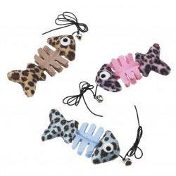 SPOT ''Spotnips'' Bone-A-Fish Teaser with Catnip Cat Toy