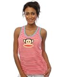 Paul Frank The Julius Signature Stripe PJ Tank in Red,Sleepwear for Women