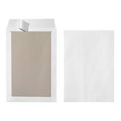 Herlitz 10901049 Versandtasche B4 mit Pappr�ckwand,wei�, 10 St�ck eingeschwei�t mit Haftklebung
