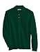 Men's Monument Cotton pique long sleeve golf shirt