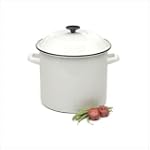SAVE $15.05 - Le Creuset Enamel-on-Steel 6-Quart Covered Stockpot, White $39.95