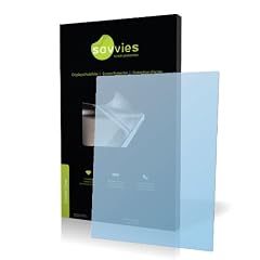 Savvies Displayschutzfolie Crystal-Clear passgenau f�r Prestigio MultiPad 3084 (Kristallklar, sehr einfache Montage, r�ckstandsfrei entfernbar)