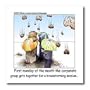 Londons Times Miscellaneous Funny Cartoons - Corporate Brainstorming - Iron on Heat Transfers