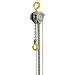 OZ Lifting Mechanical Hand Chain Hoist, Hook Mount, 1/4 Ton Capacity, 10' Lift, 8-31/32" Headroom, 11/16" Hook Opening