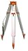 CST Contractors' Aluminum Tripod - 60-ALQC40 - Quick Clamps, 5/8 x 11 thread, dome head