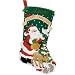 Bucilla Christmas Feast Felt Applique 18" Christmas Stocking