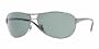RAY BAN 3342 004/58 GUNMETAL POLARIZED AVIATOR SUNGLASSES [Eyewear]
