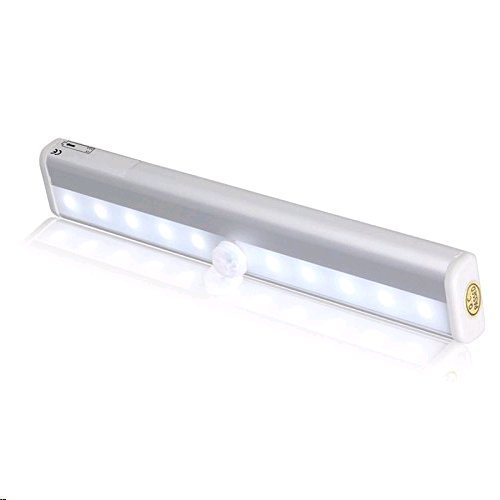 Kevenanna Stick-on Anywhere Portable Wireless Motion Sensor 10-led Light for Cabinet, Closet, Bedroom Etc Light Lamp