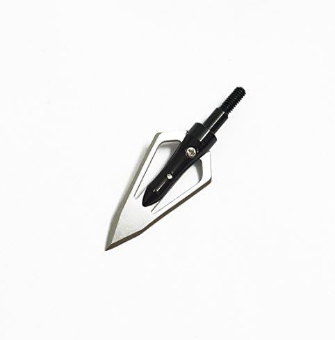 Hitata®3/6/12/24 Pcs 2 Blade Arrow Archery Broadhead for Hunting and Practice (Pack of 6)