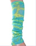 Tie Dye Leg Warmers Lime