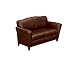 High Point Contemporary Loveseat in Leather