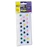 Peel 'N Stick Wiggle Eyes, Assorted, 125 Pieces per Pack