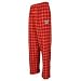 Washington Nationals Red Gridiron Flannel Pajama Pants