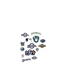MLB Milwaukee Brewers Team Logo Assortment Fathead Jr. Wall Decal
