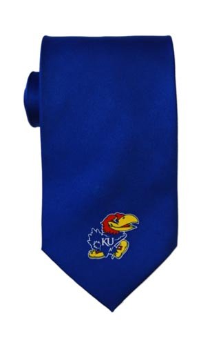 University of Kansas - Jayhawks - Solid Logo - Necktie - Tie [Apparel]