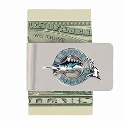 Florida Marlins Pewter Money Clip