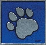 Blue Paw Print Wall Hook