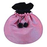 Silk Bag - with contrasting velvet top--for infinite uses